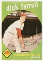 1959 Topps Baseball Cards      175     Dick Farrell